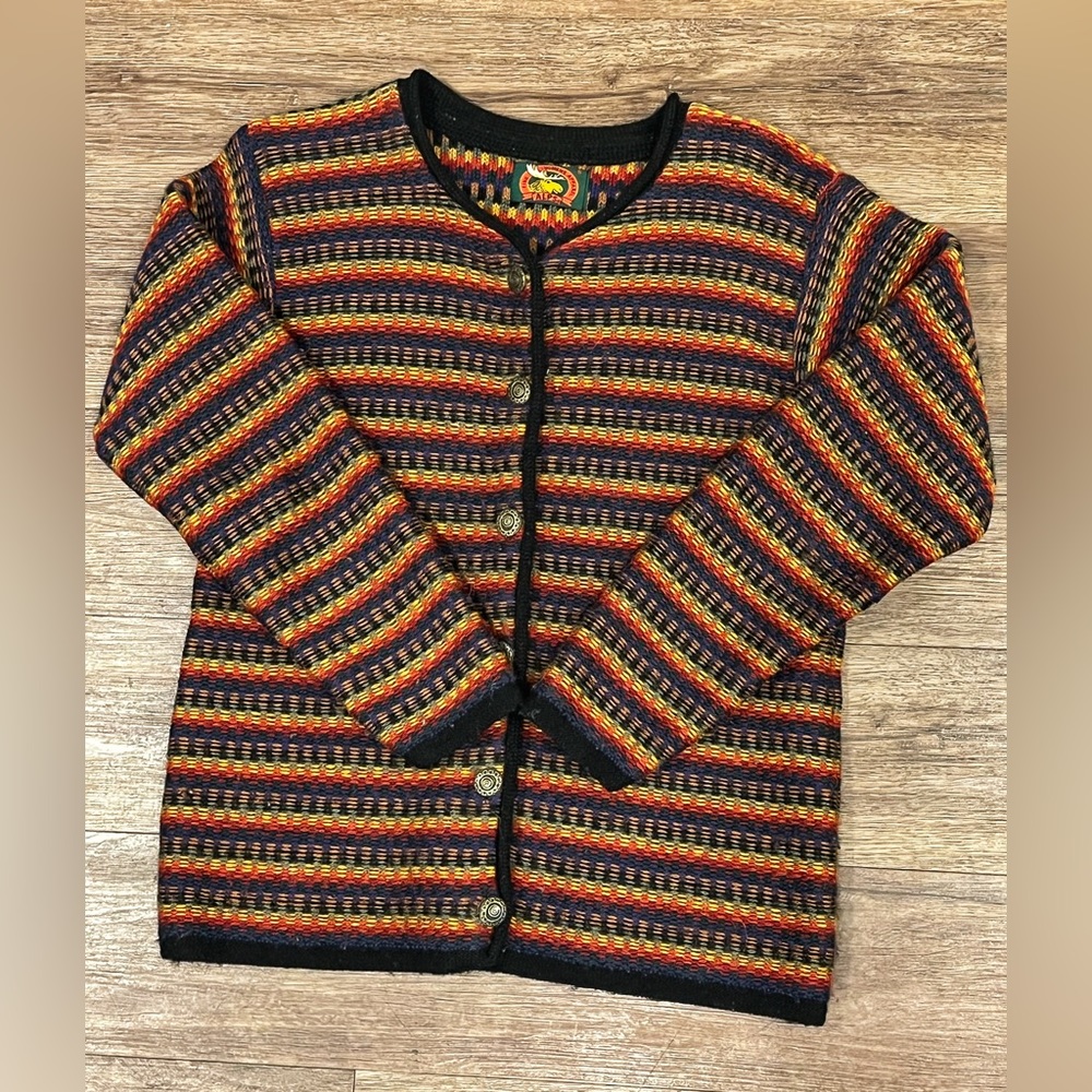 Vintage Wool Sweater Cardigan ALPS fine women’s apparel oversized Small - Picture 9 of 9